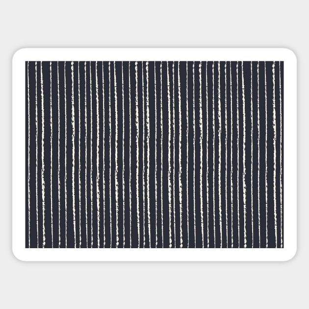 Nightmare Stripe Pattern Sticker by Heyday Threads